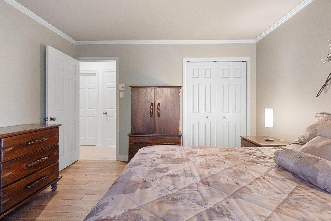 Chambre à coucher principale - 112 Rue Des Laquiers, Lévis (Desjardins), QC - Indoor Photo Showing Bedroom
