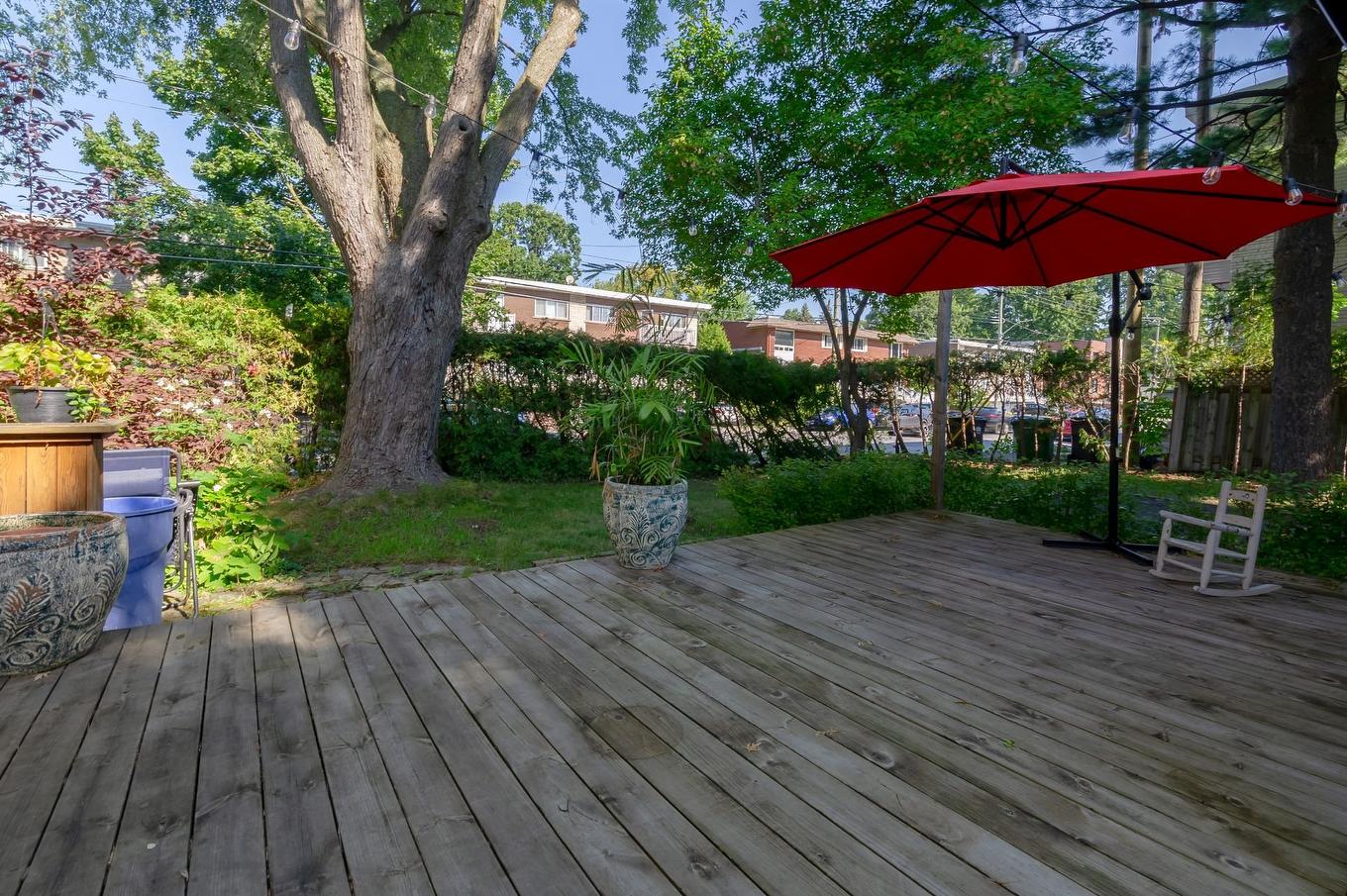 Backyard - 85 Rue Regent, Longueuil (Greenfield Park), QC - Outdoor With Deck Patio Veranda
