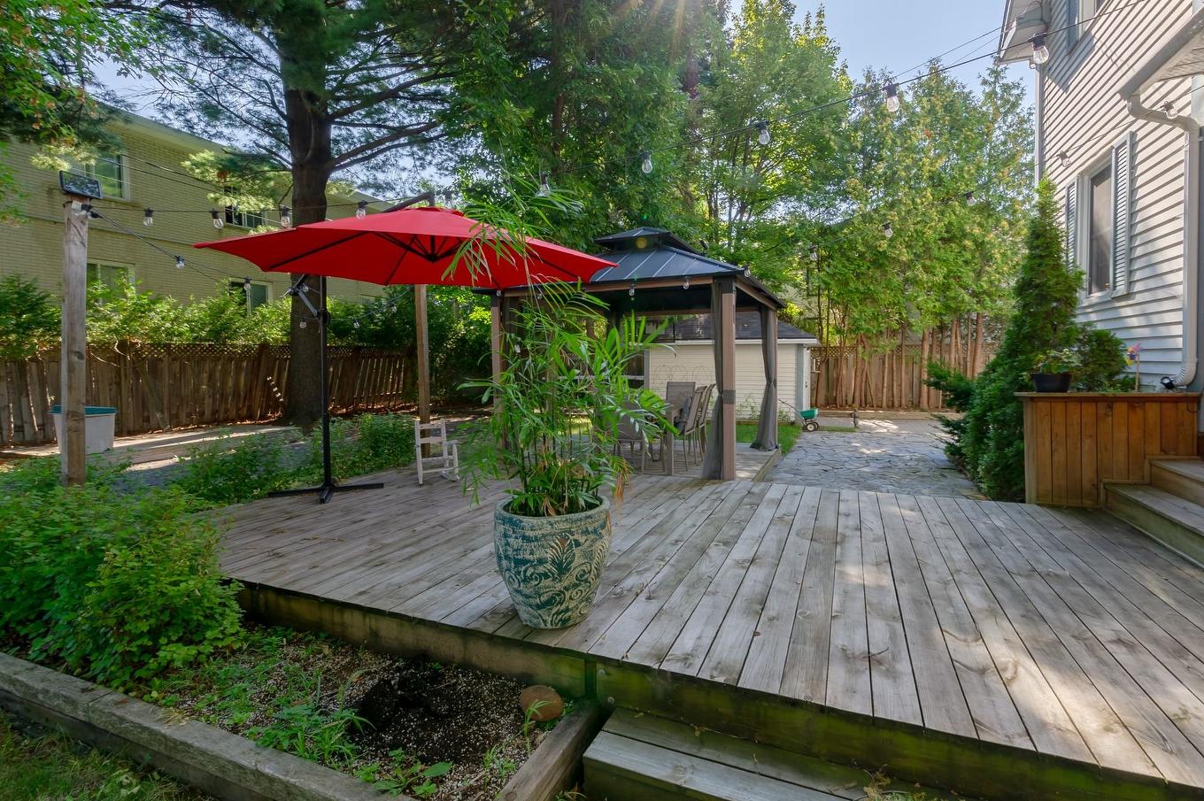 Backyard - 85 Rue Regent, Longueuil (Greenfield Park), QC - Outdoor With Deck Patio Veranda