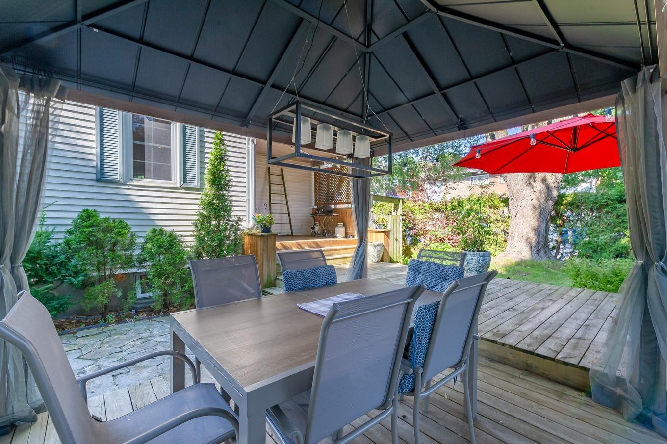 Backyard - 85 Rue Regent, Longueuil (Greenfield Park), QC - Outdoor With Deck Patio Veranda With Exterior