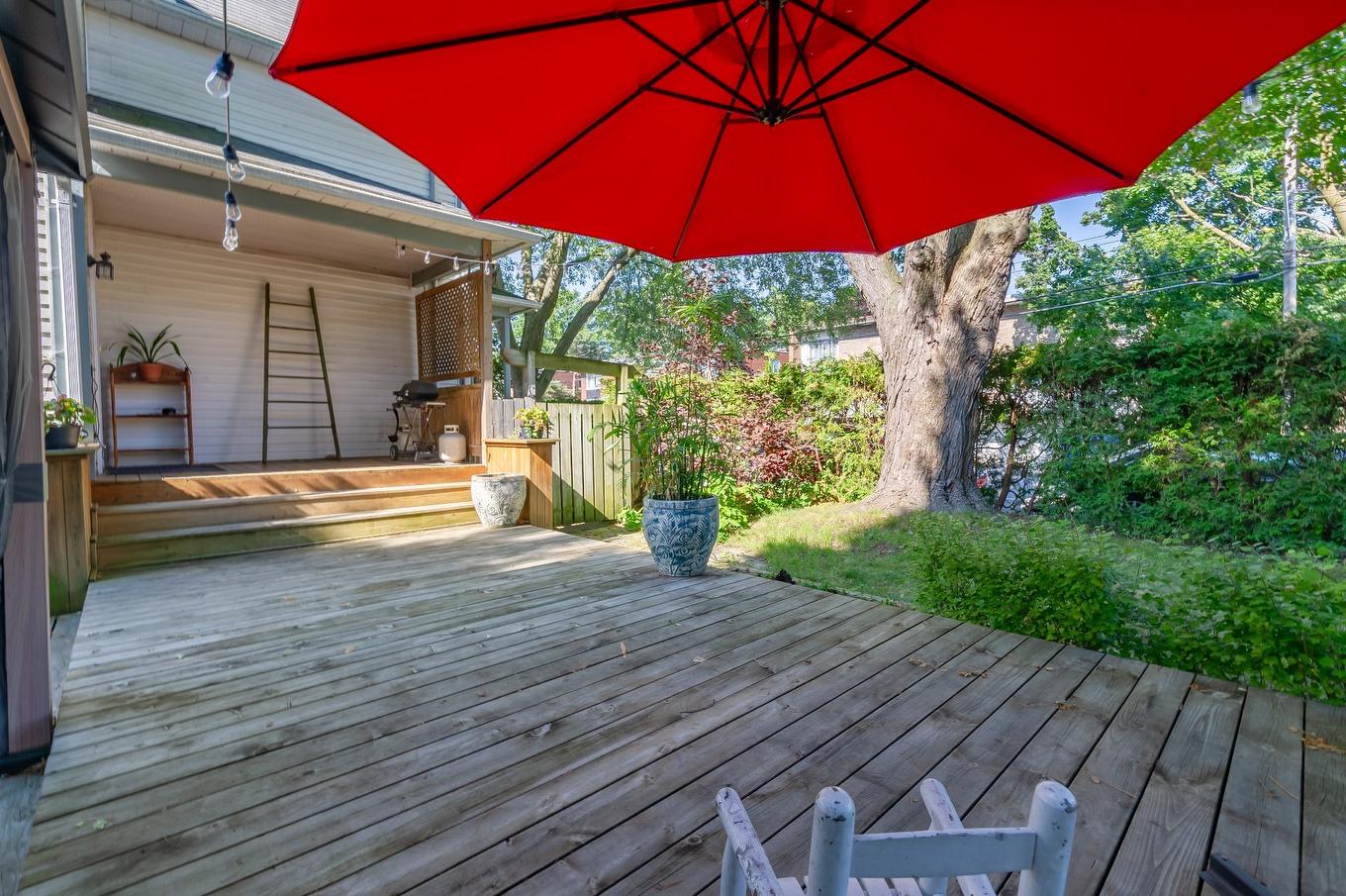 Backyard - 85 Rue Regent, Longueuil (Greenfield Park), QC - Outdoor With Deck Patio Veranda With Exterior