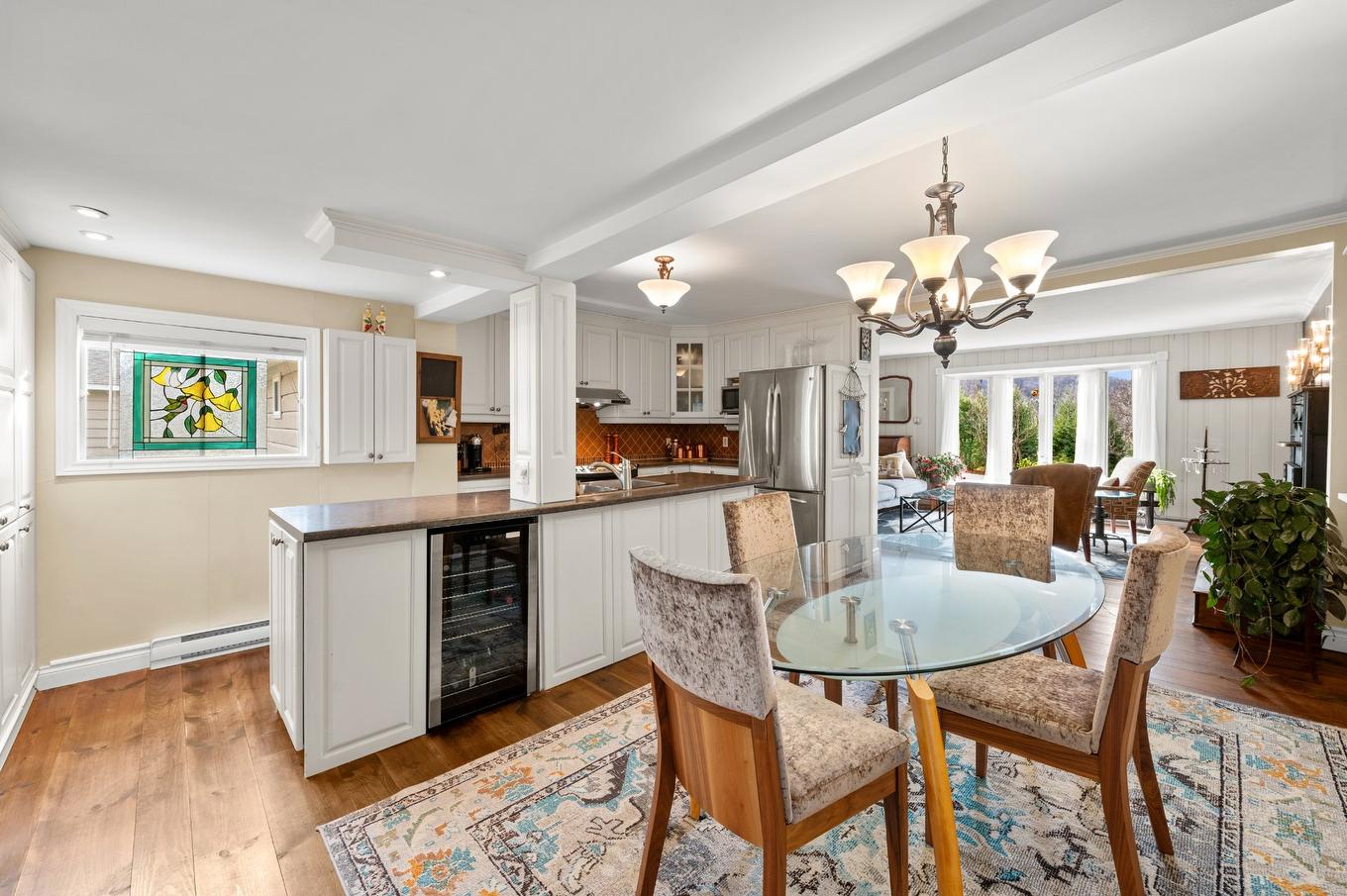 Dining room - 1857 Rue Lavallée, Val-David, QC - Indoor Photo Showing Dining Room