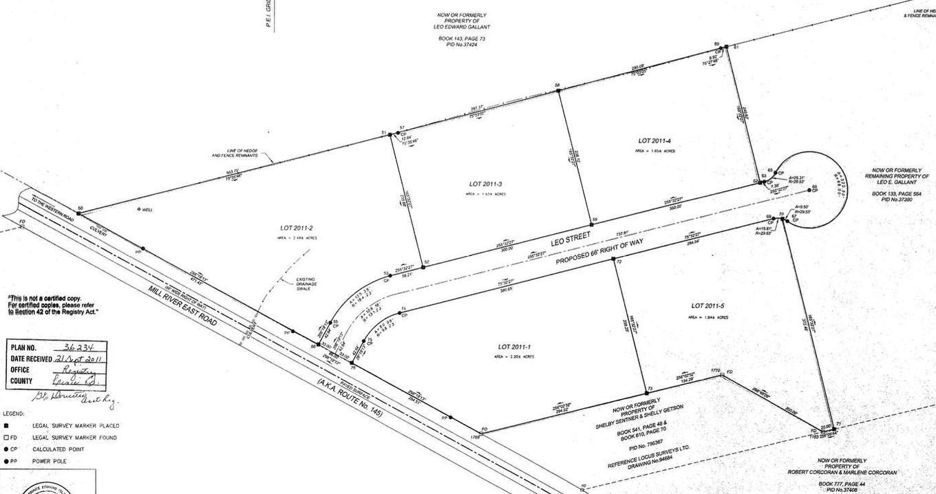 Lot 2011-3 Leo Street, Bloomfield Corner, PE