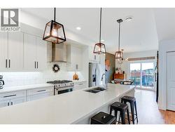 gourmet kitchen with gas stove -