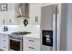stainless steel appliances and gas stove -