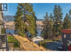 lake view front deck and yard -