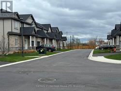 View of the street in the sub-division -