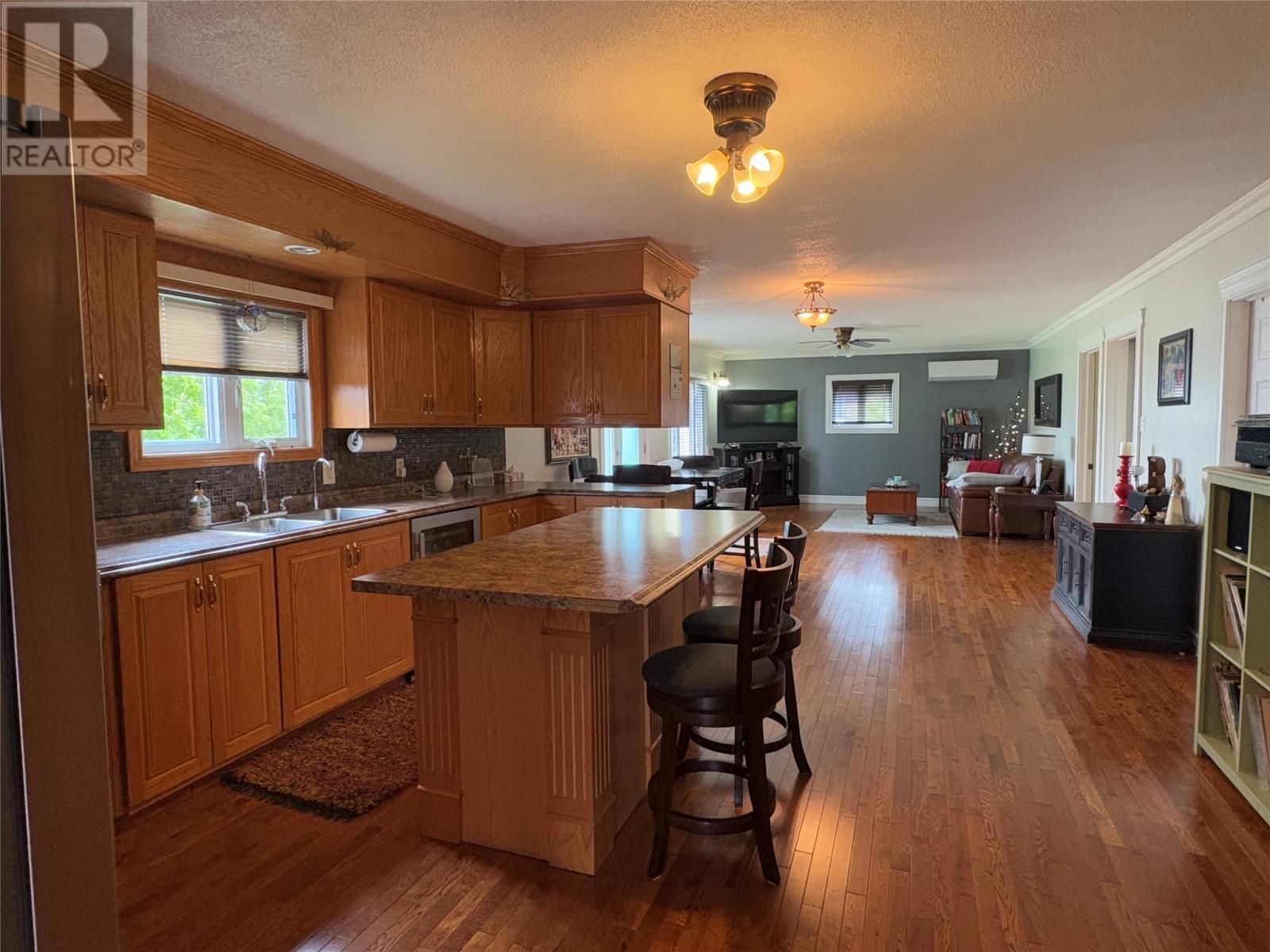 321 Main Road, Boswarlos, NL - Indoor Photo Showing Kitchen With Double Sink