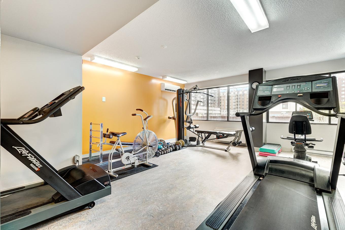 Salle d'exercice - 205-5720 Av. Rembrandt, Côte-Saint-Luc, QC - Indoor Photo Showing Gym Room
