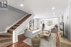 Virtually staged living -