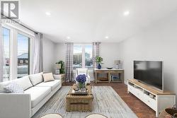 Virtually staged living -