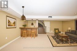 Virtually staged Bar area -