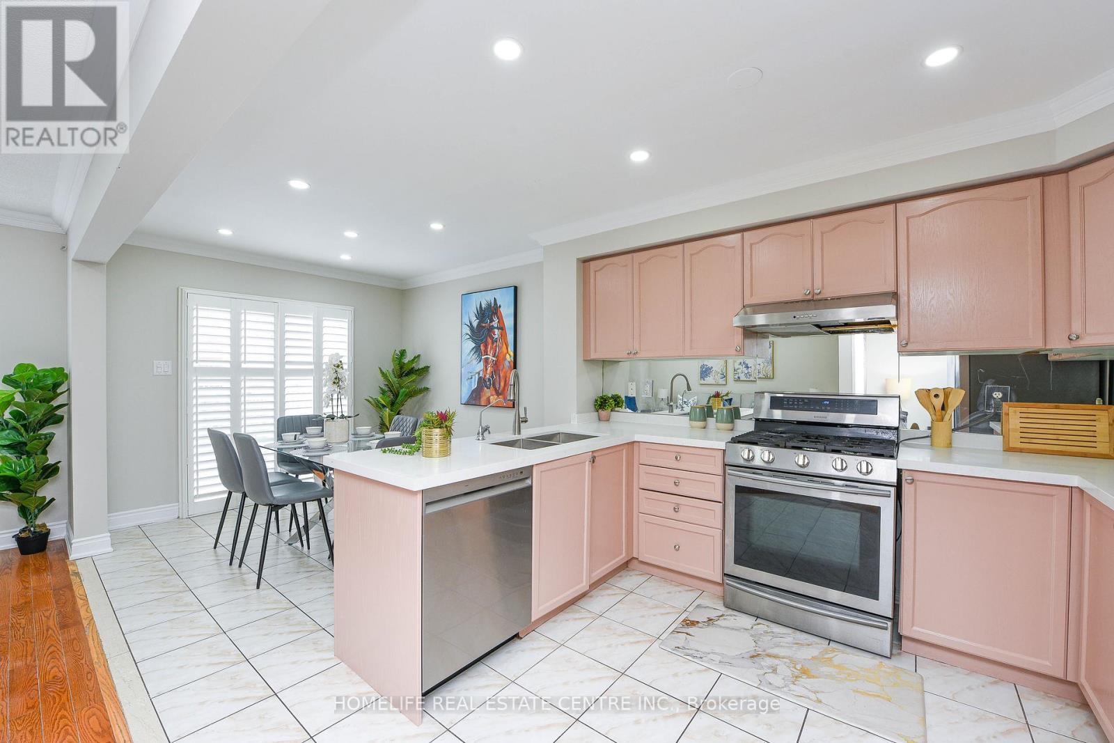 60 Ferncastle Crescent, Brampton, ON - Indoor Photo Showing Kitchen With Double Sink