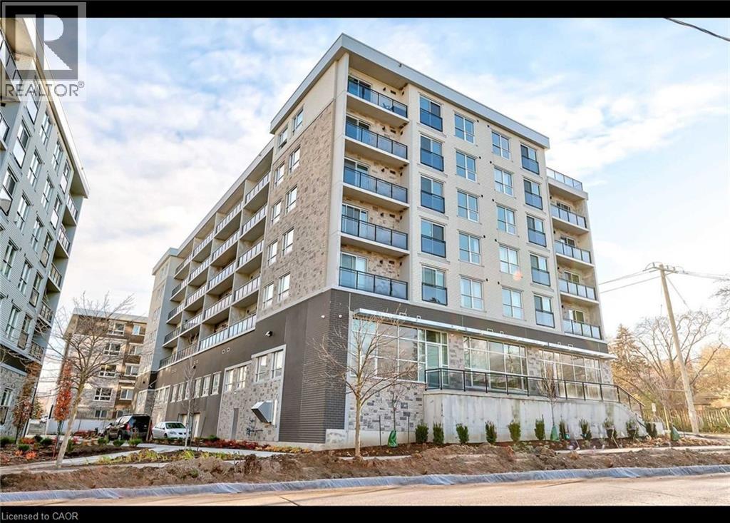 View of apartment building / complex - 275 Larch Street Unit# F313, Waterloo, ON - Outdoor With Balcony With Facade