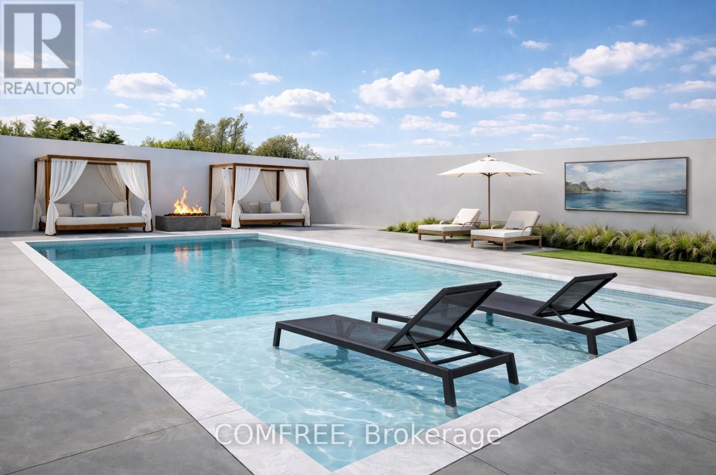 4238 Burnside Line, Severn, ON - Outdoor With In Ground Pool