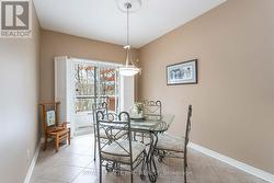 Breakfast Nook with Sliding Doors to Deck -