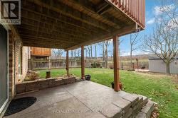 Walk-Out View to Backyard and Patio; View of Shed -