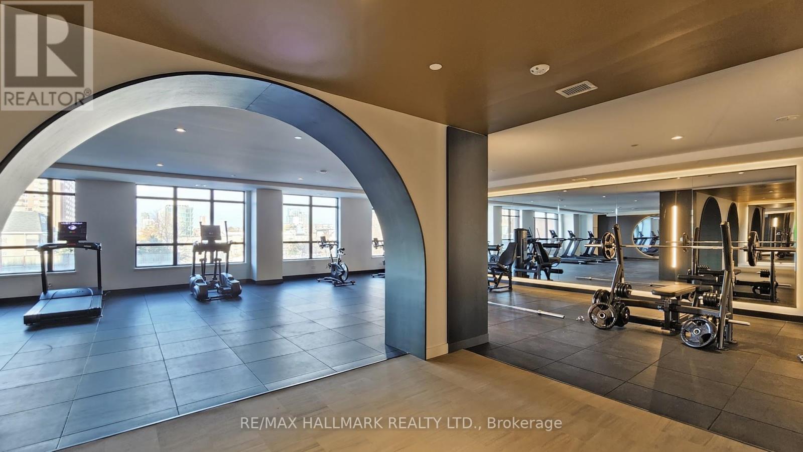 1221 - 181 Sterling Road, Toronto, ON - Indoor Photo Showing Gym Room