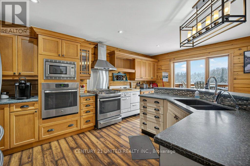 2 Darvell Lane, Trent Lakes, ON - Indoor Photo Showing Kitchen With Double Sink