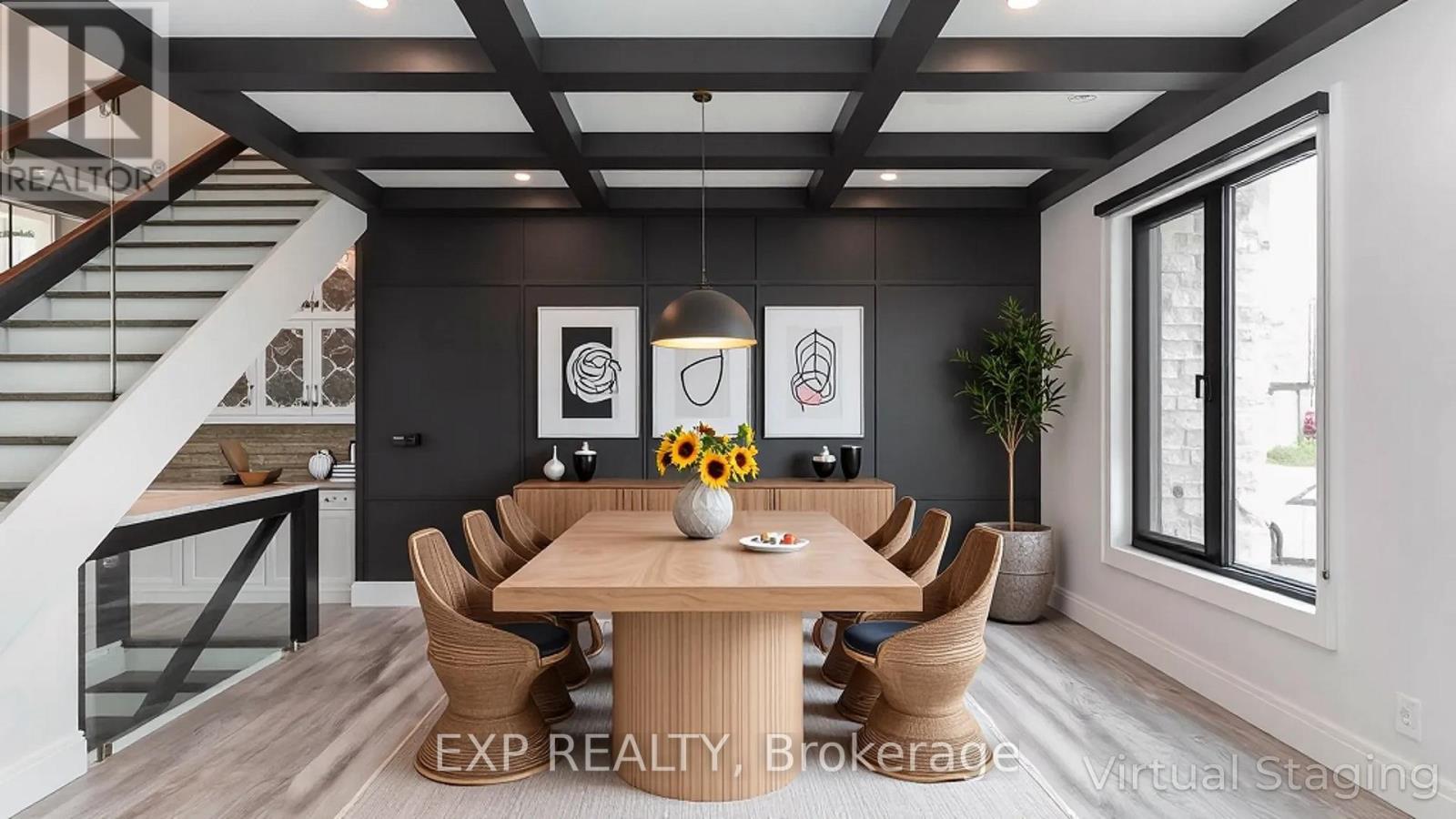 Virtually staged - alternative dining decor - 253 - 9861 Glendon Drive, Middlesex Centre (Komoka), ON