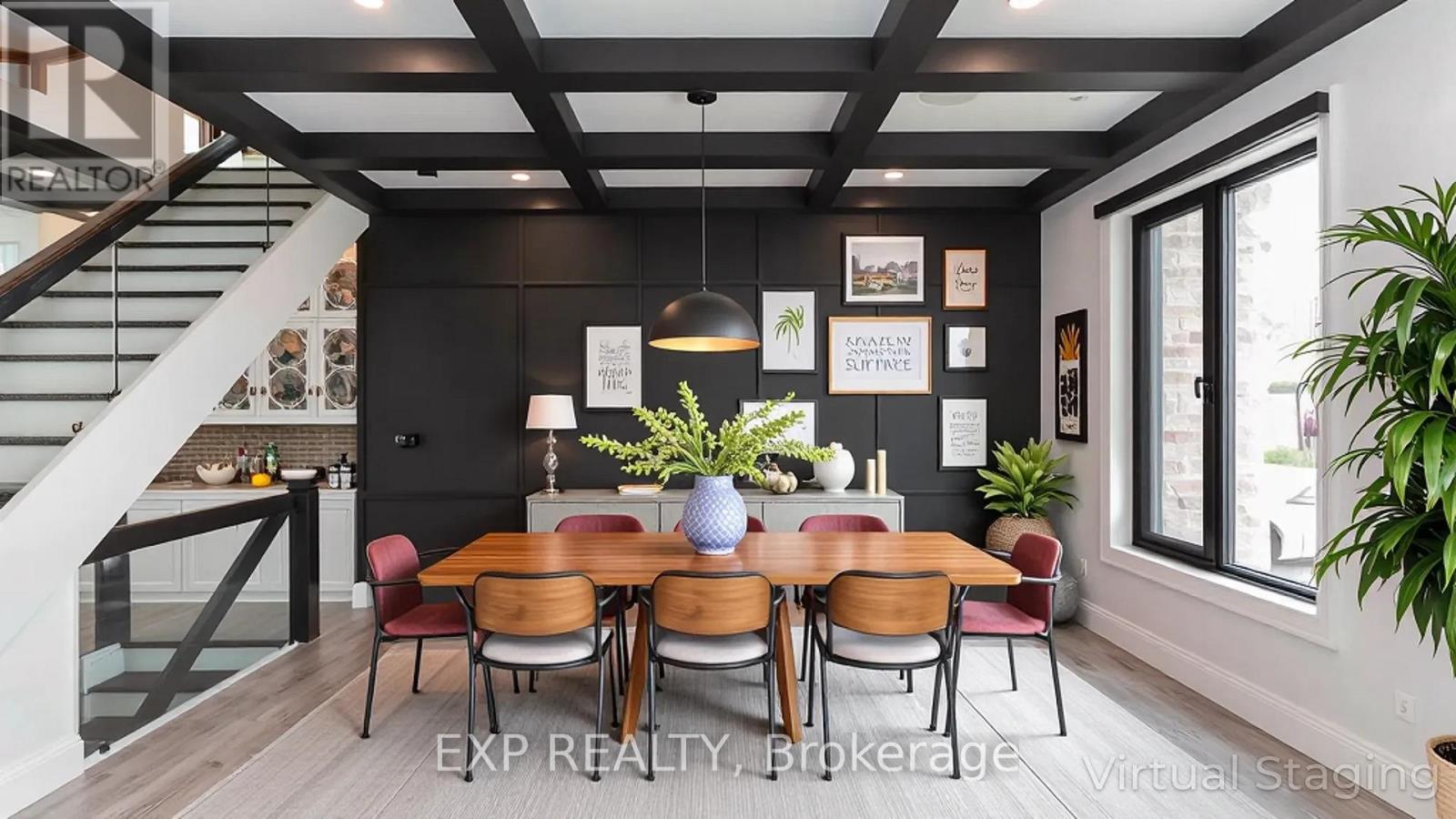 Virtually staged - alternative dining decor - 253 - 9861 Glendon Drive, Middlesex Centre (Komoka), ON