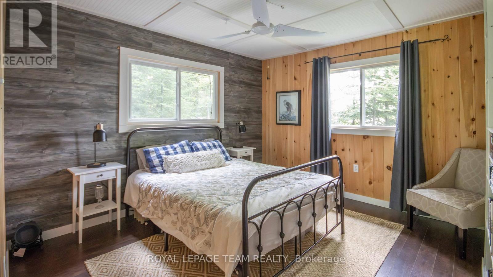 Lot 6 Burnt Island Island, Madawaska Valley, ON - Indoor Photo Showing Bedroom