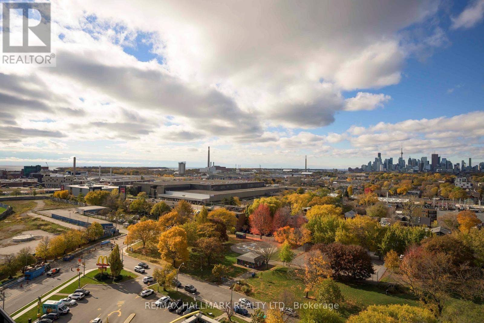 South-west view from terrace - 1310 - 1050 Eastern Avenue, Toronto, ON - Outdoor With View