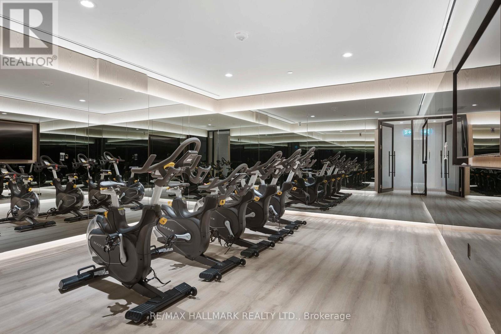 Spin Studio - 1310 - 1050 Eastern Avenue, Toronto, ON - Indoor Photo Showing Gym Room