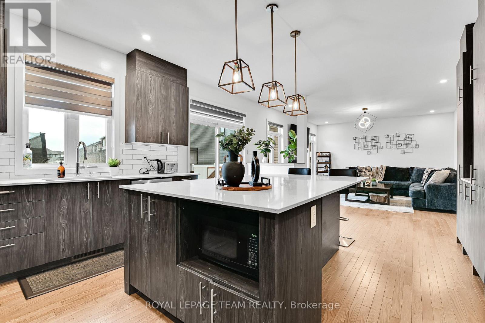 202 Zinnia Way, Ottawa, ON - Indoor Photo Showing Kitchen With Upgraded Kitchen