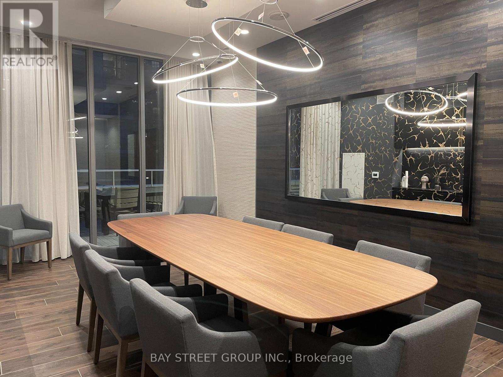 Meeting Room - 3807 - 70 Annie Craig Drive, Toronto, ON - Indoor Photo Showing Dining Room