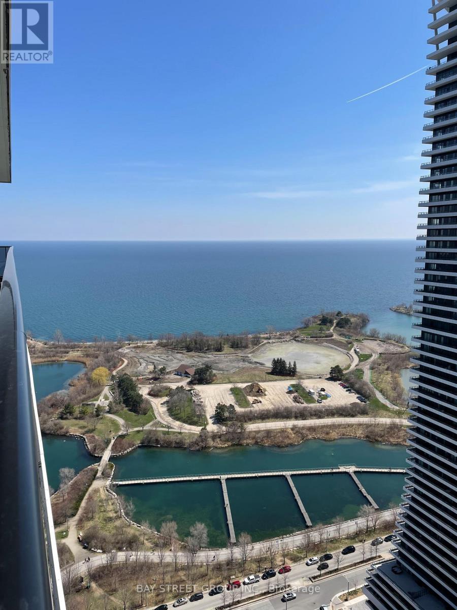 South West View - 3807 - 70 Annie Craig Drive, Toronto, ON - Outdoor With Body Of Water With View