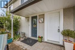 Main home front door & garage entry -