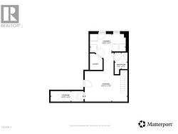 Lower level floor plan -