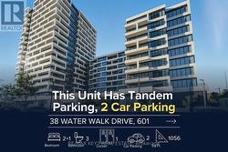 601 - 38 WATER WALK DRIVE Markham, ON L3R 6M8
