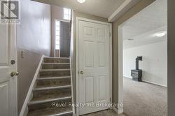 stairway from garage man door -