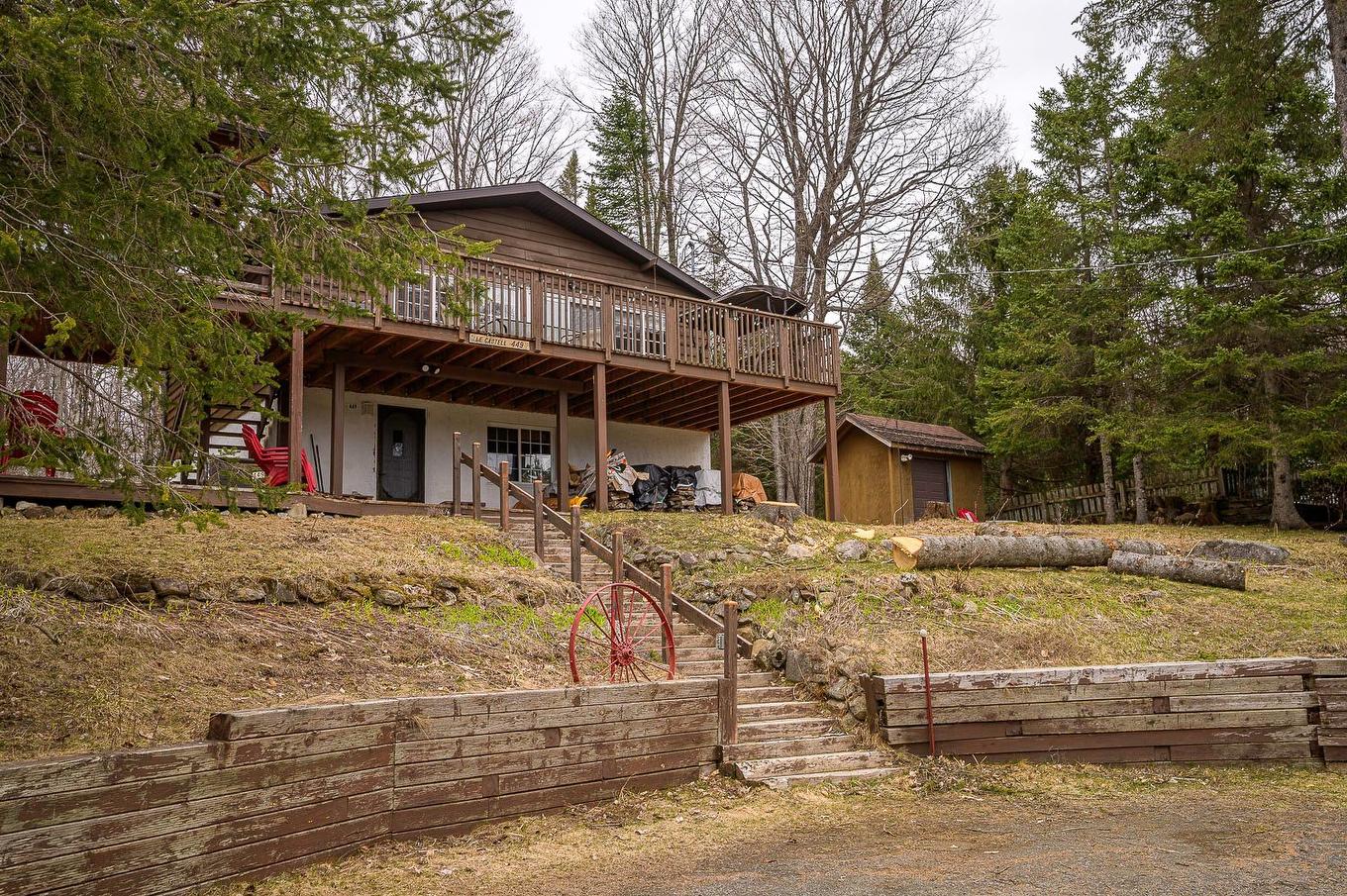 Frontage - 449 Ch. Birchwood, Saint-Sauveur, QC - Outdoor With Deck Patio Veranda