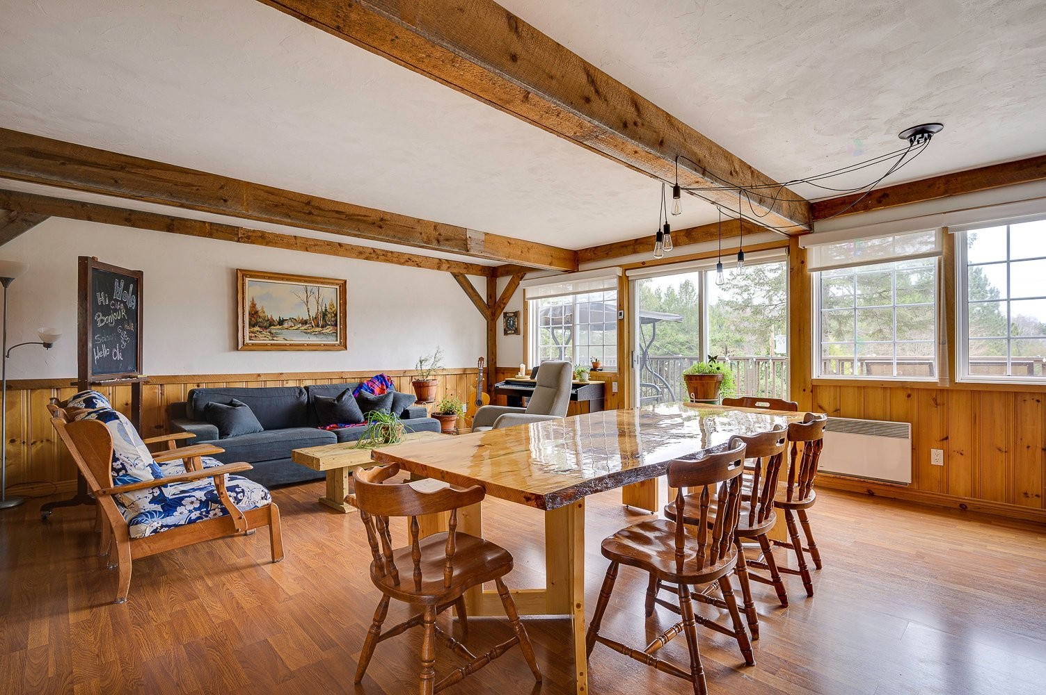 Salle à manger - 449 Ch. Birchwood, Saint-Sauveur, QC - Indoor Photo Showing Dining Room