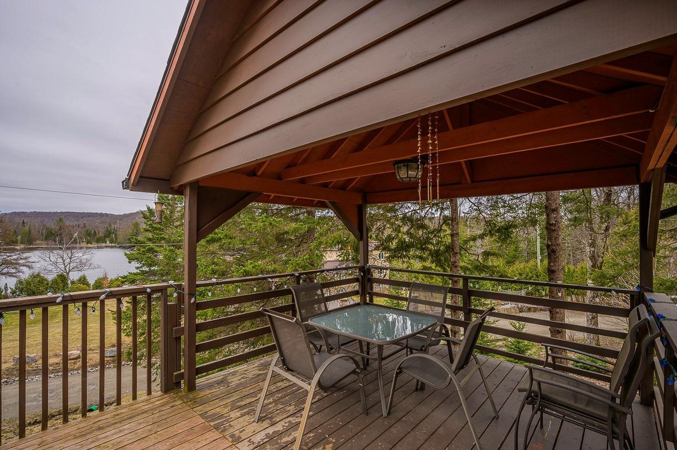 Patio - 449 Ch. Birchwood, Saint-Sauveur, QC - Outdoor With Deck Patio Veranda With Exterior