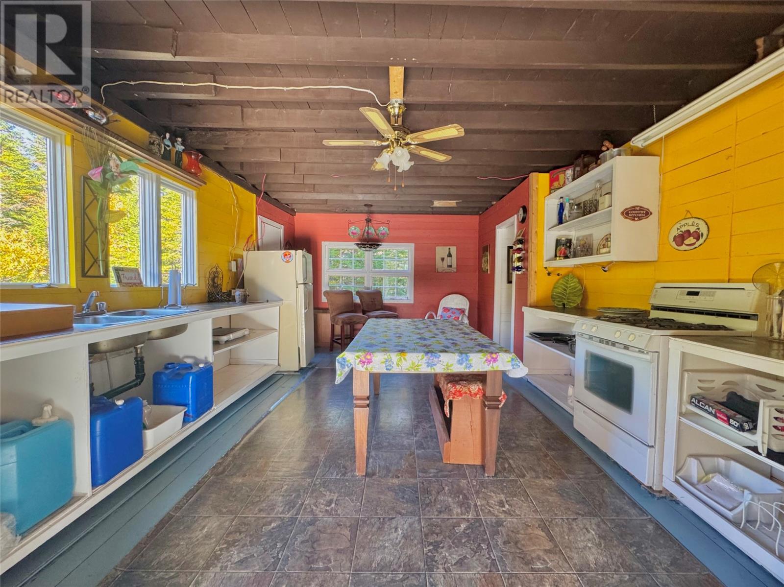 45 Old Mill Road, Goobies, NL - Indoor Photo Showing Kitchen With Double Sink