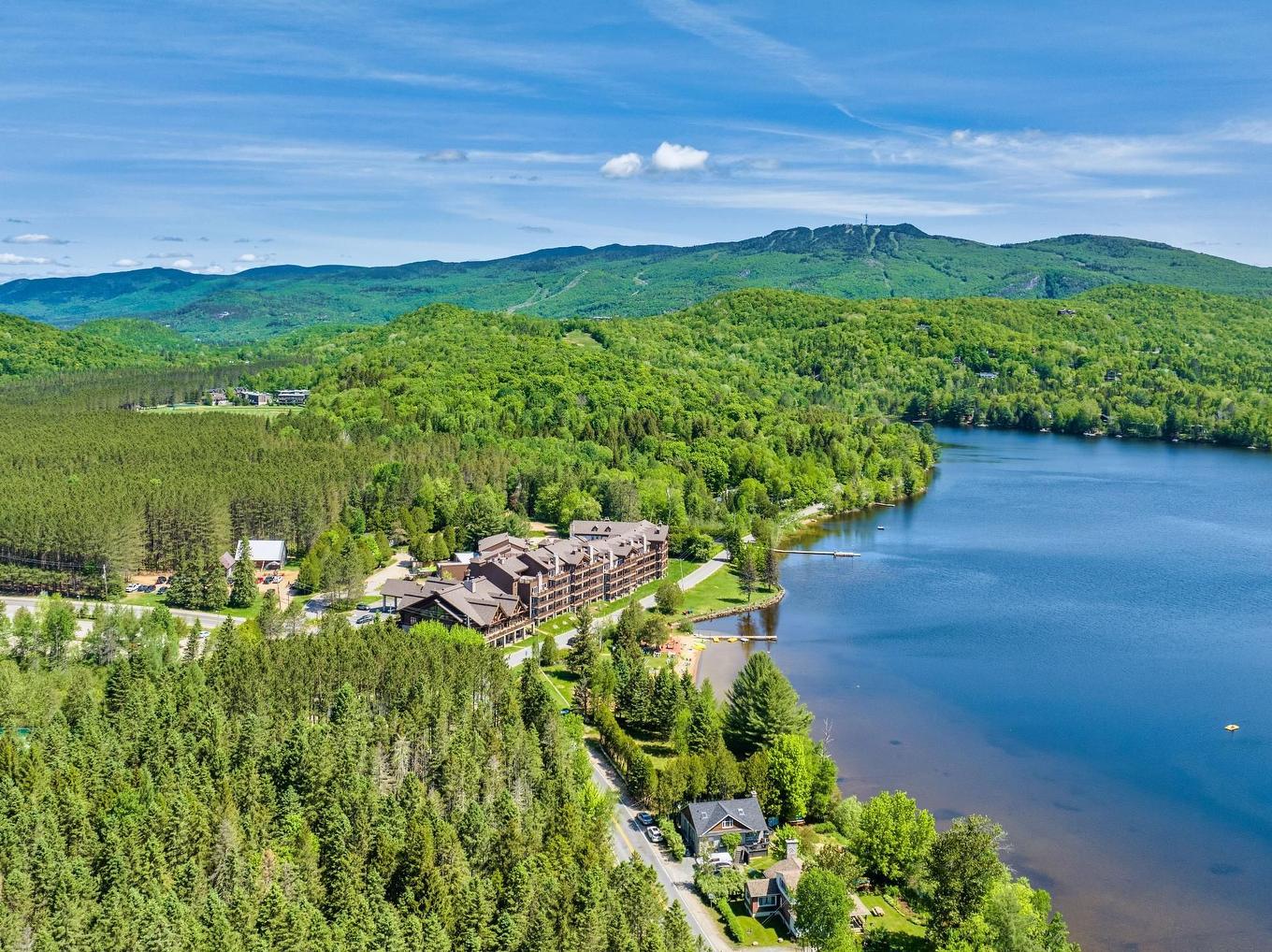 Photo aérienne - 413-2396 Rue Labelle, Mont-Tremblant, QC - Outdoor With Body Of Water With View