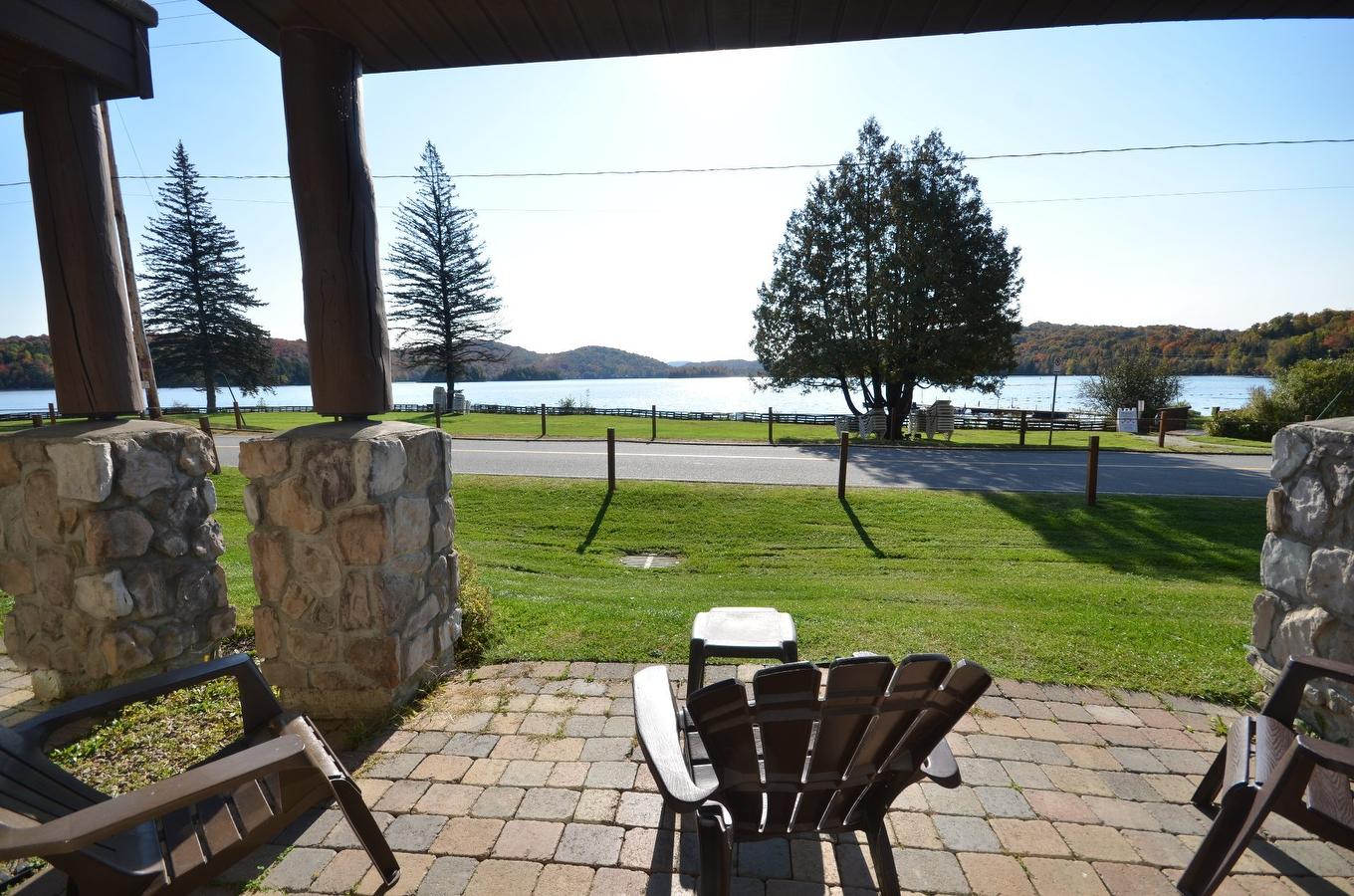 Patio - 20-2396 Rue Labelle, Mont-Tremblant, QC - Outdoor With View