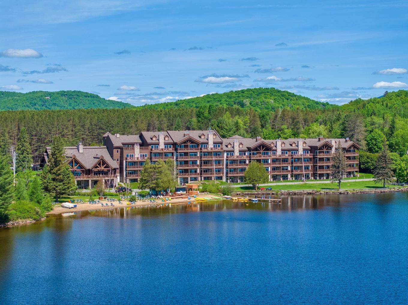 Photo aérienne - 124-2396 Rue Labelle, Mont-Tremblant, QC - Outdoor With Body Of Water With View