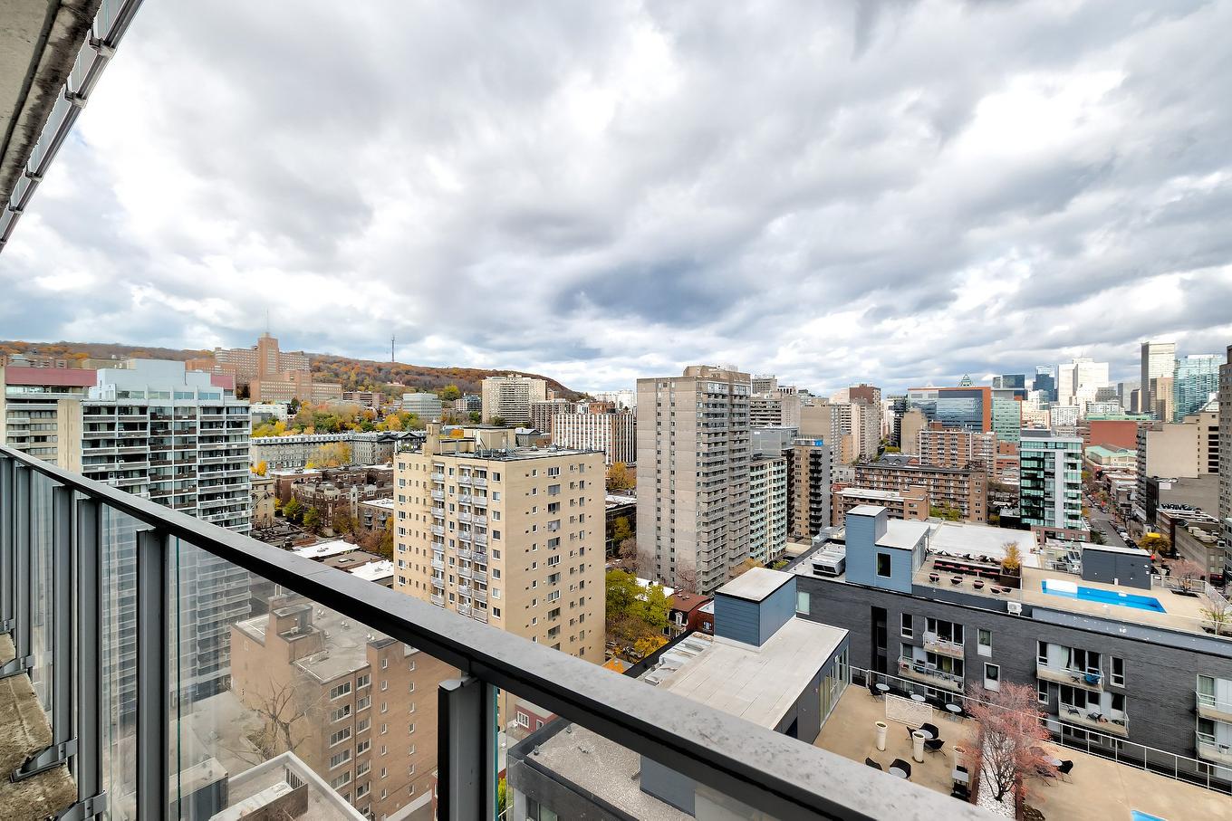 Balcony - 1950-1414 Rue Chomedey, Montréal (Ville-Marie), QC - Outdoor With Balcony With View