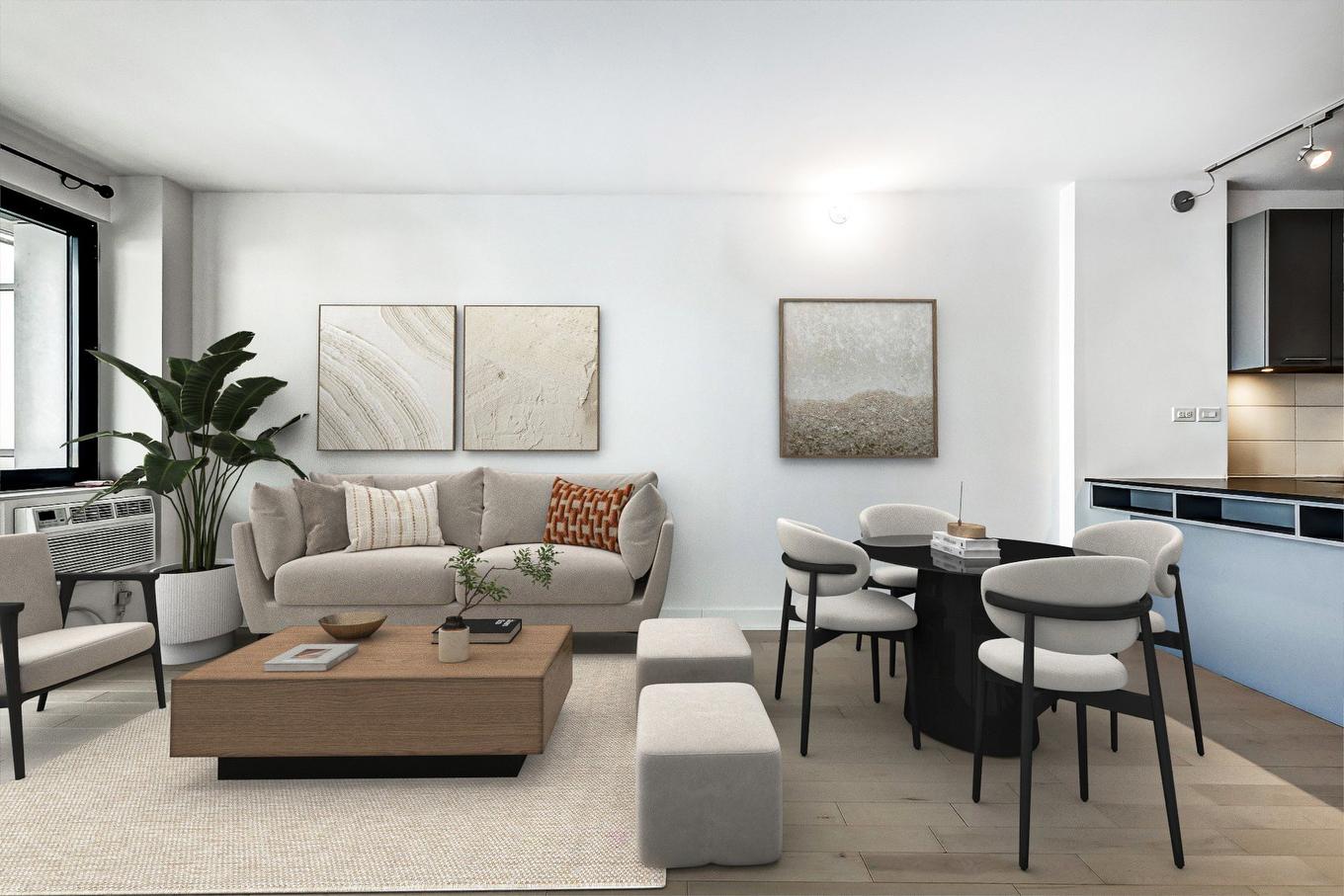 Dining room - 1950-1414 Rue Chomedey, Montréal (Ville-Marie), QC - Indoor Photo Showing Living Room