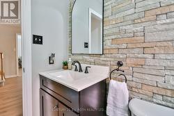Main floor powder room. -