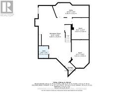 Basement floor plan -