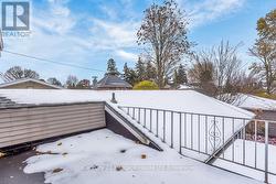 Upstairs rooftop patio -