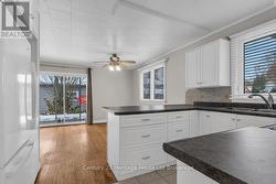 kitchen and dining room -