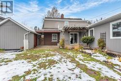 Back entrance/deck/pergola of main house -