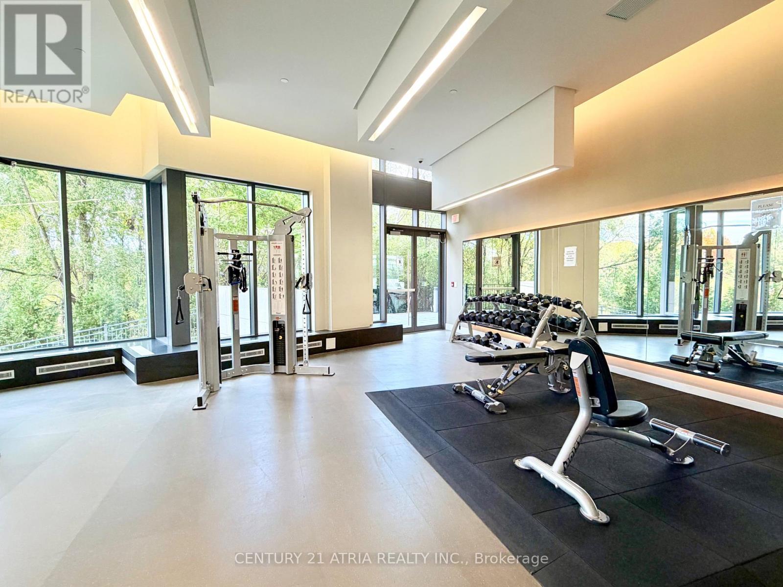 201 - 160 Vanderhoof Avenue, Toronto, ON - Indoor Photo Showing Gym Room